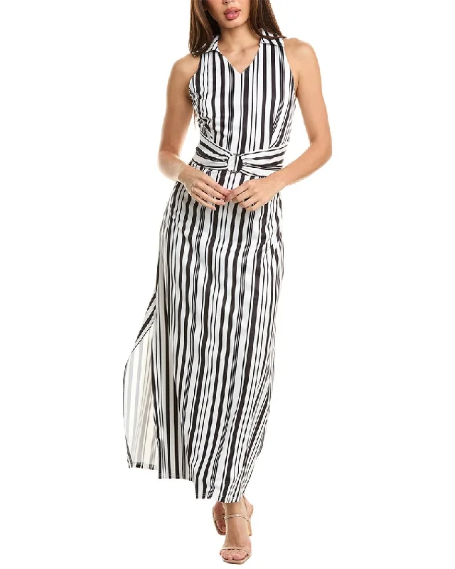 Pascale La Mode Striped Midi Dress