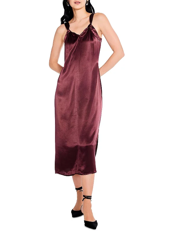 Womens Night Out Long Slip Dress