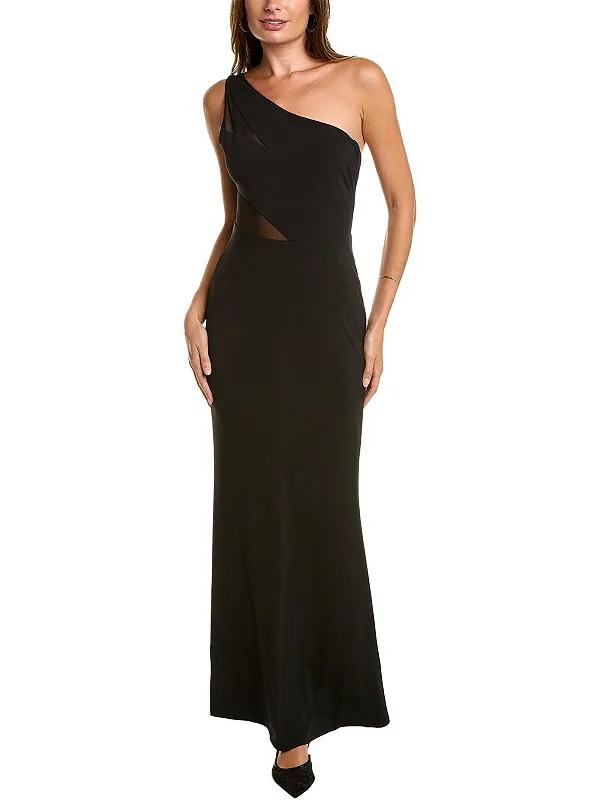 Womens Asymmetric Dinner Wear Evening Dress