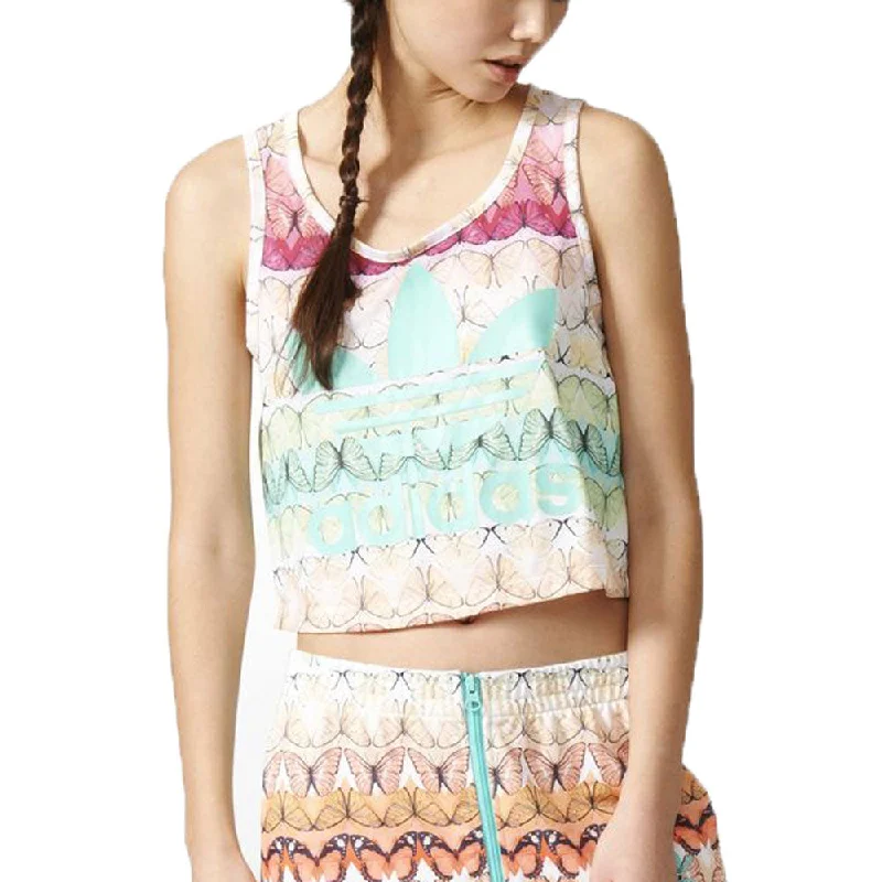 Adidas Originals Borbofresh Women's Loose Crop Tank Top Multicolor