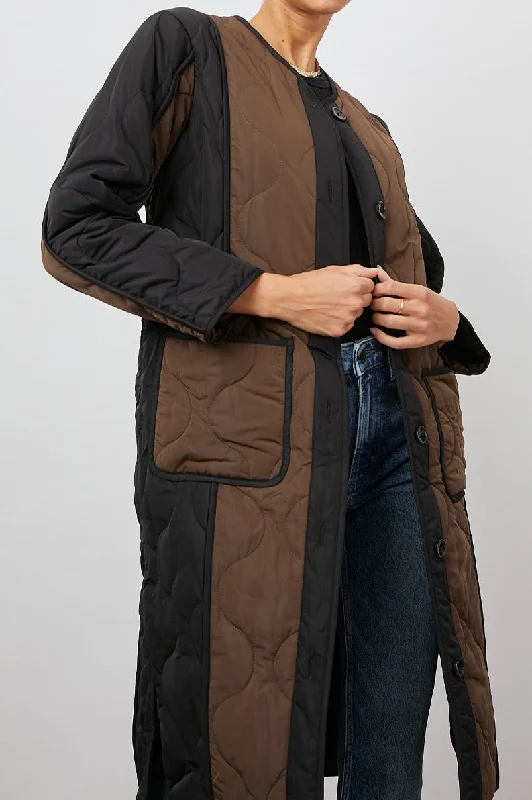 ANDRES JACKET - BLACK BROWN MIX