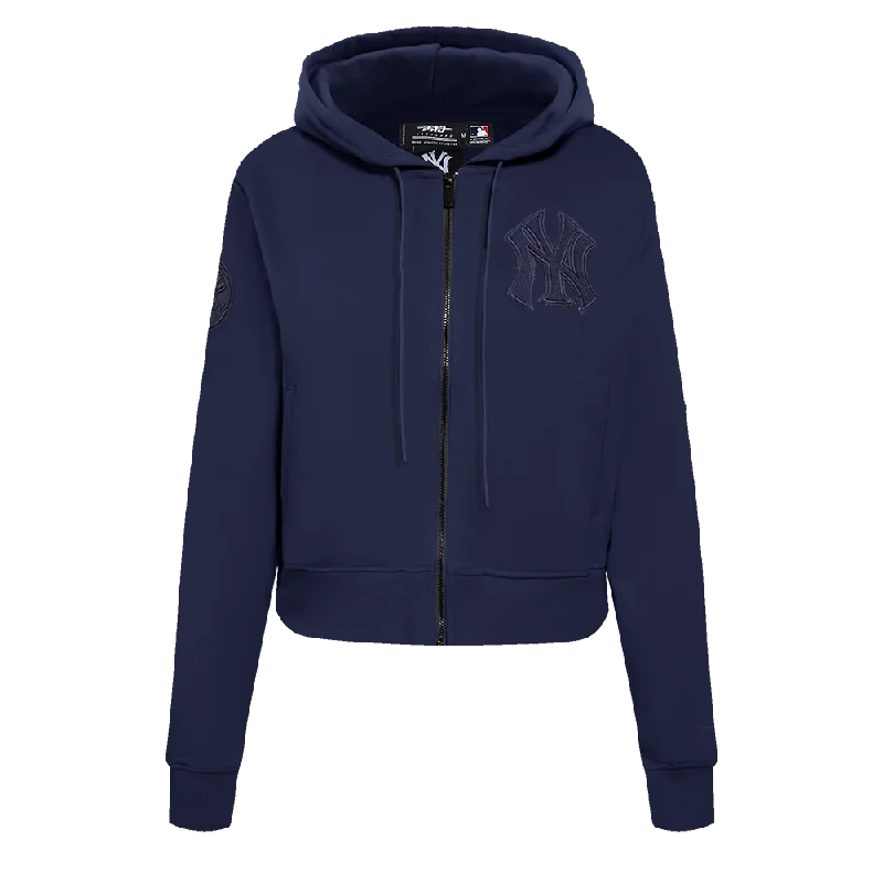 SUDADERA CON CIERRE MLB NEW YORK YANKEES TRIPLE TONAL PARA MUJER