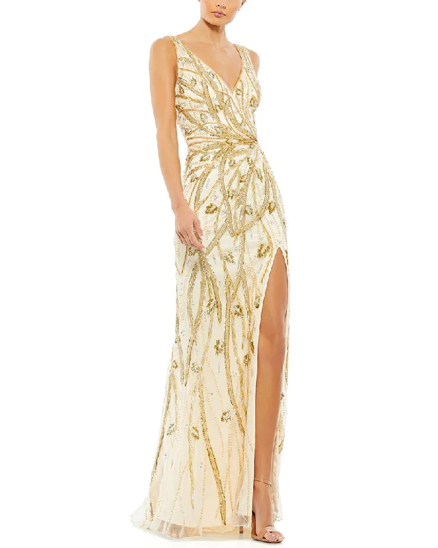 Mac Duggal   Column Gown