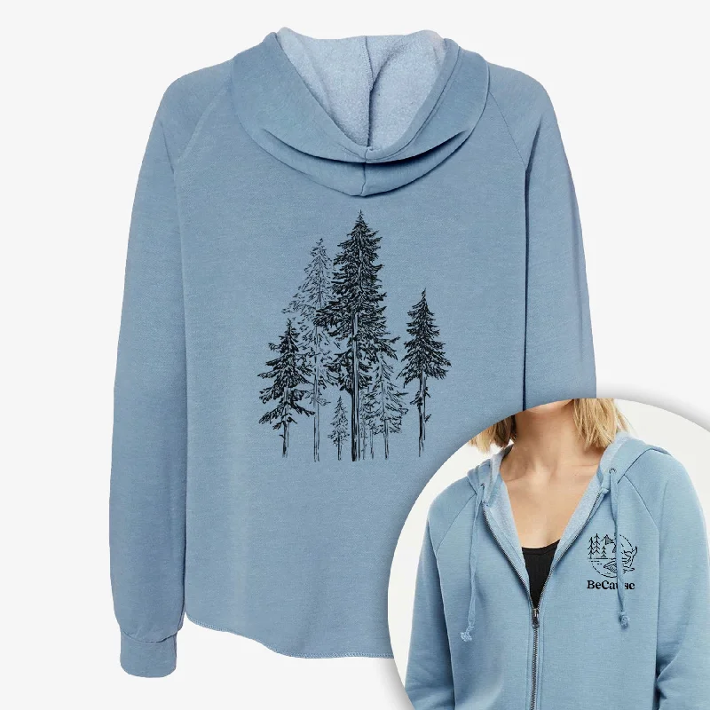 Hemlock Forest - Women's Cali Wave Zip-Up Sweatshirt