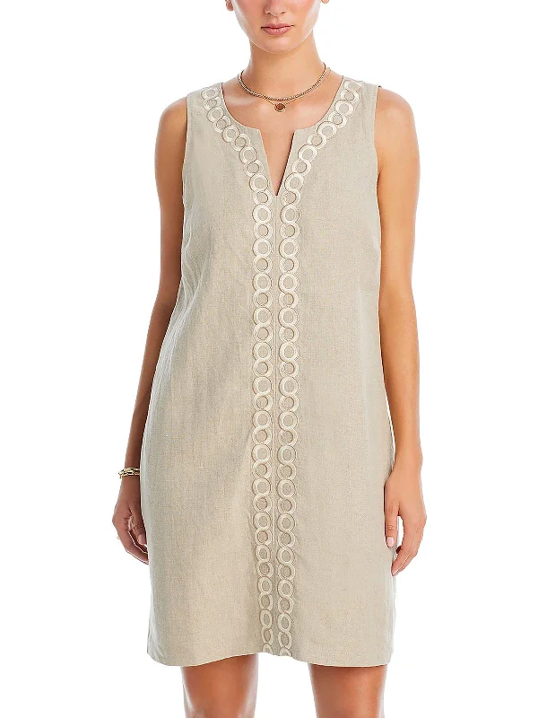 Womens Linen Tunic Dress