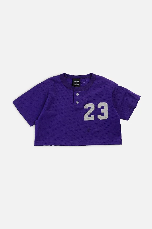 Rework Crop Baseball Jersey - S