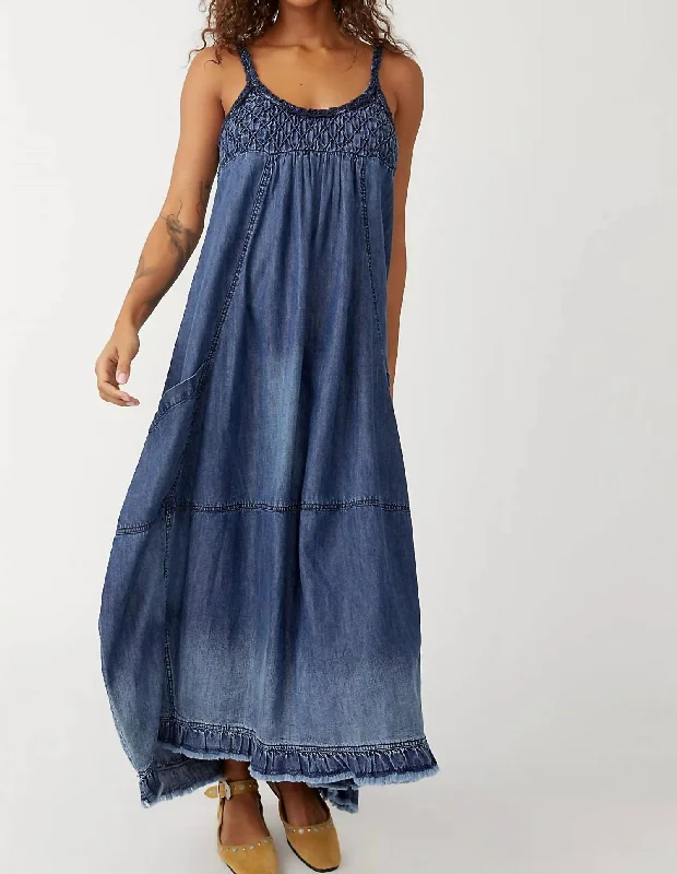 Clear Skies Maxi Dress In Hazey