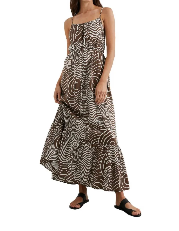 Maris Dress In Swirls