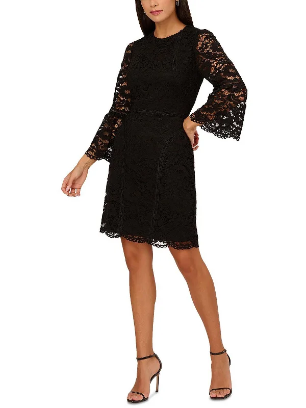 Womens Lace Mini Cocktail And Party Dress