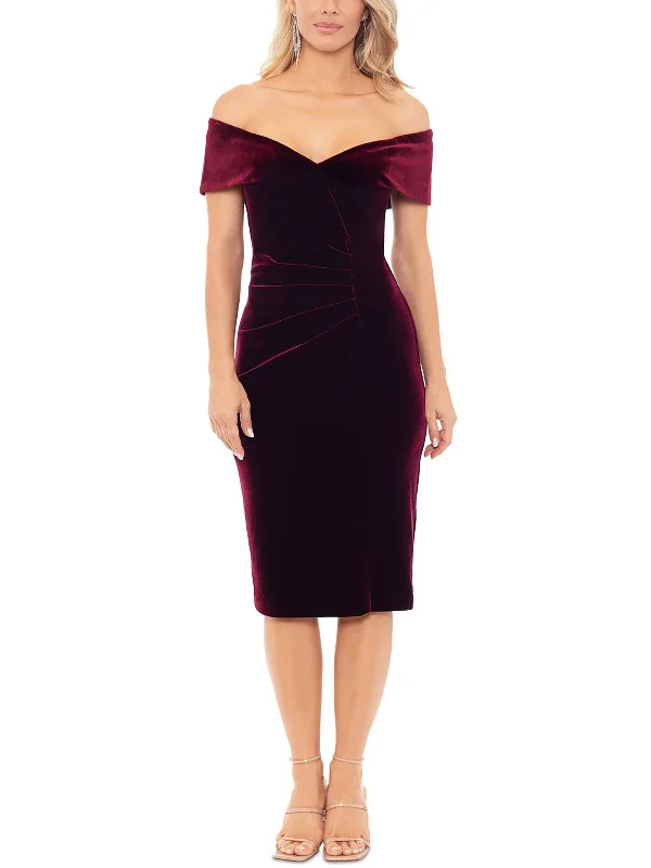 Womens Ruched Above Knee Bodycon Dress