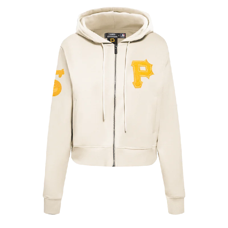 SUDADERA CON CIERRE MLB PITTSBURGH PIRATES TRIPLE TONAL PARA MUJER