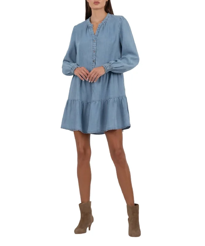 Talullah Tiered Denim Dress