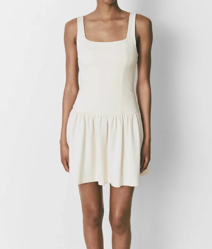 Nuage Dress In Oyster