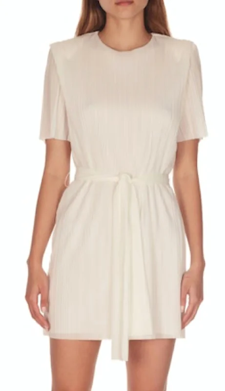 Roxbury Dress In White