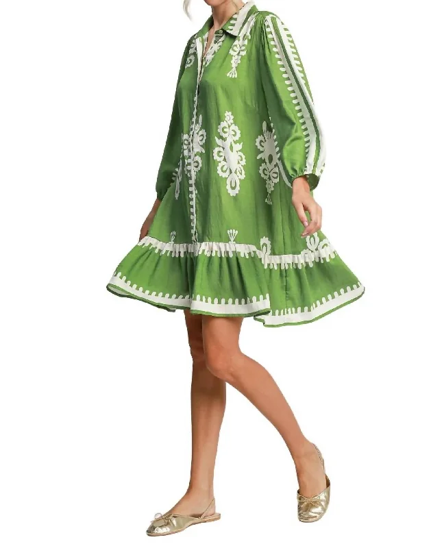 Apple Dress In Green