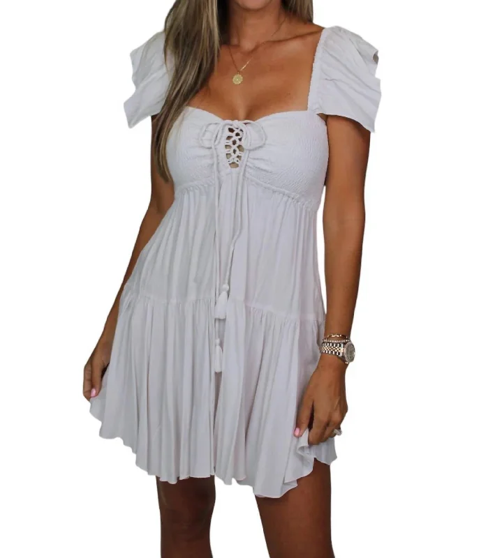 Passione Mini Dress In White