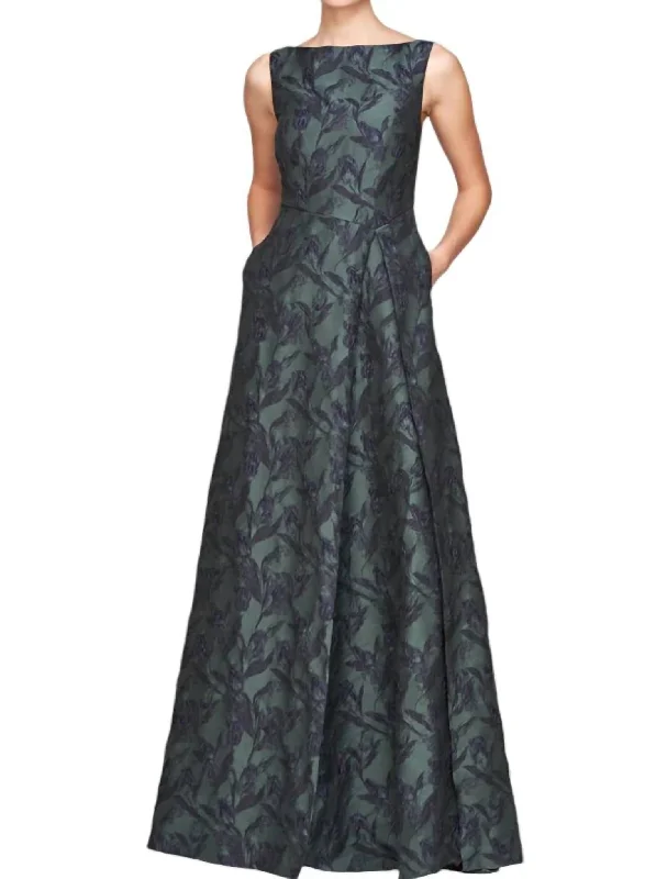 Caitlin Gown In Light Emerald