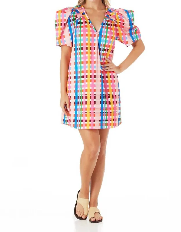 Emilia Dress In Rainbow