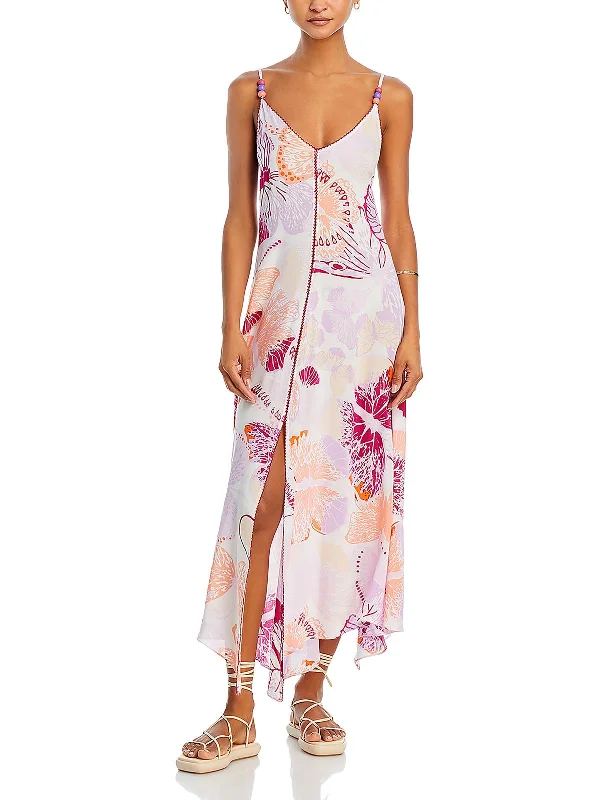 Womens Printed Maxi Maxi Dress