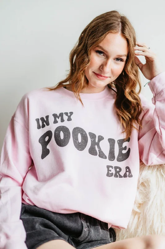 In My Pookie Era Oversized Graphic Sweatshirt for Women in Pink | 31868X-OSS-PINK