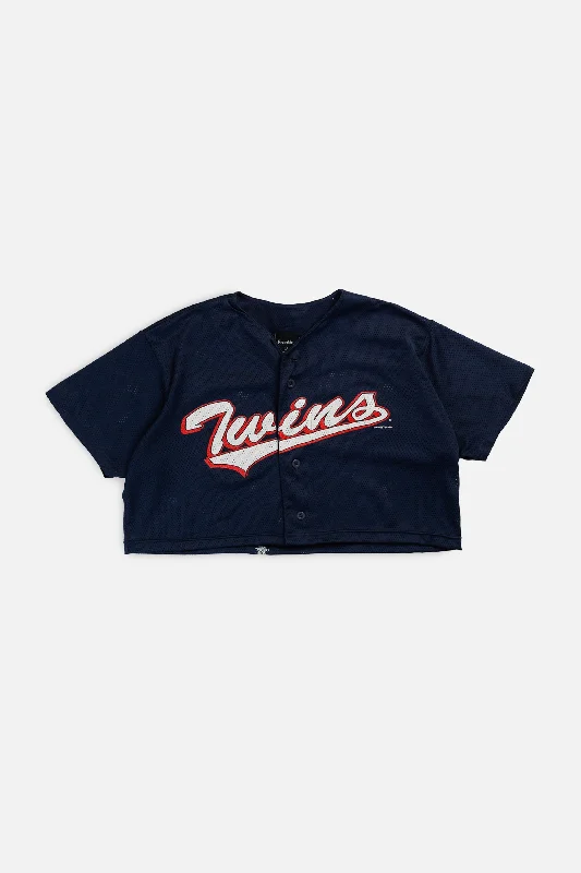 Rework Crop Minnesota Twins MLB Jersey - L