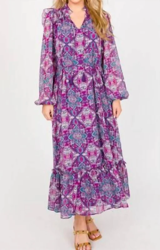 Patricia Maxi Dress In Purple