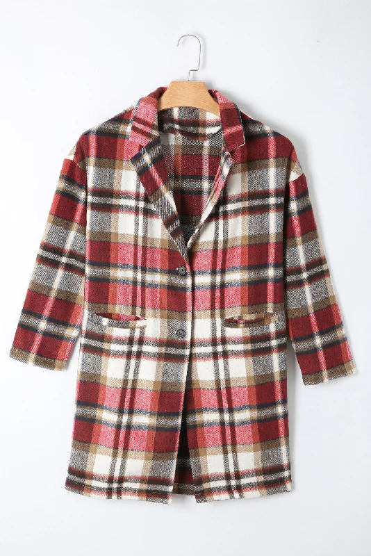 Women's Plaid Coat