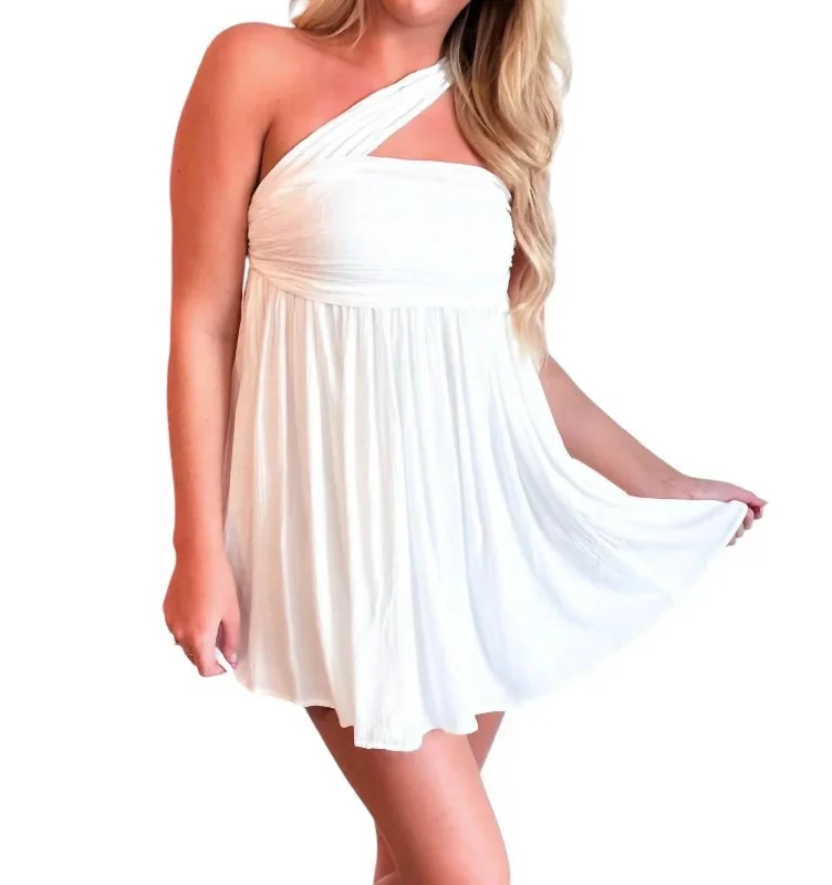 Janie Mini Dress In White